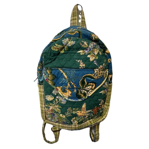 April Cornell Handbags - April Cornell Quilted Backpack Floral Paisley Cottagecore